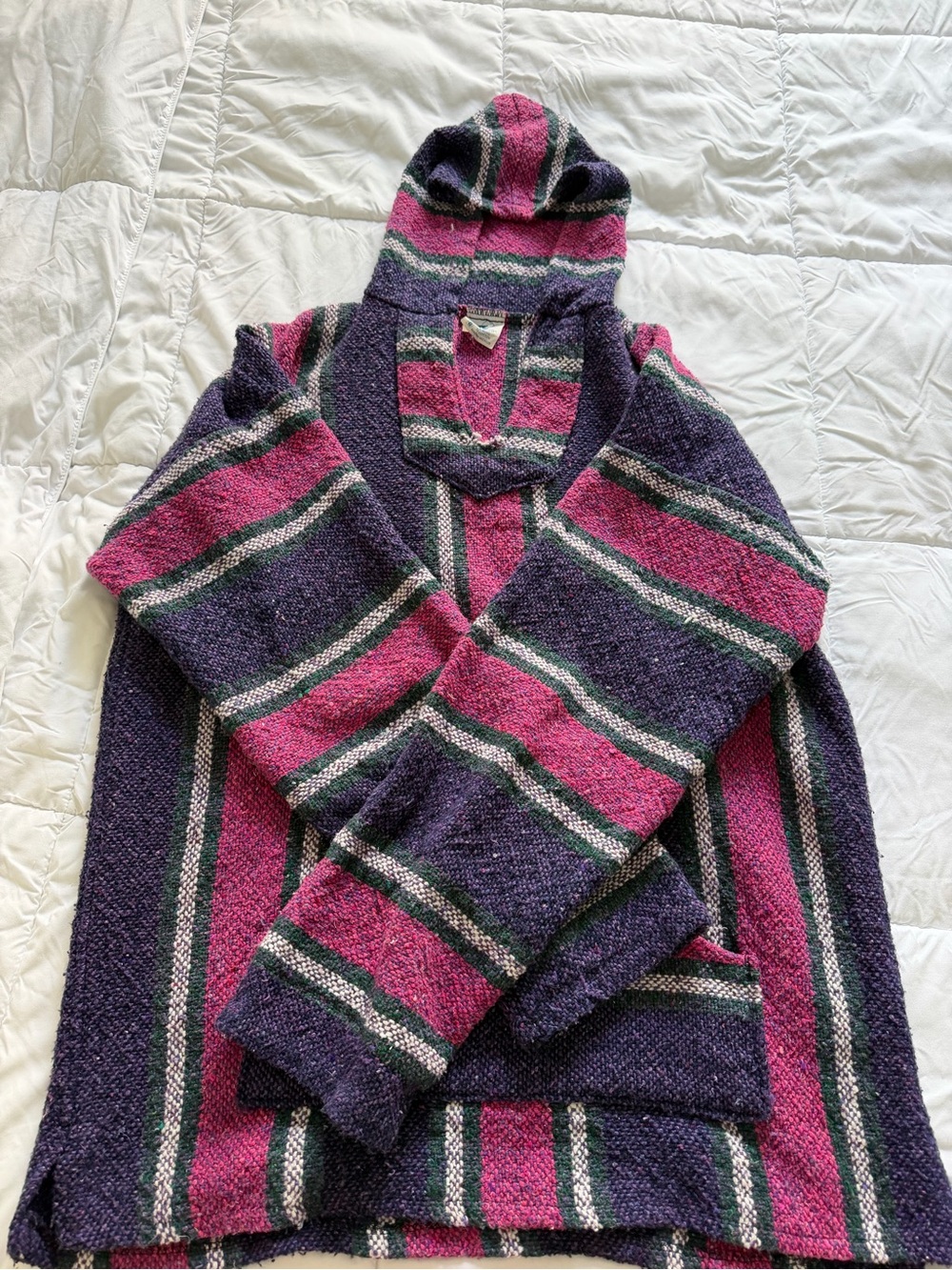 Burlap pink and purple hoodie